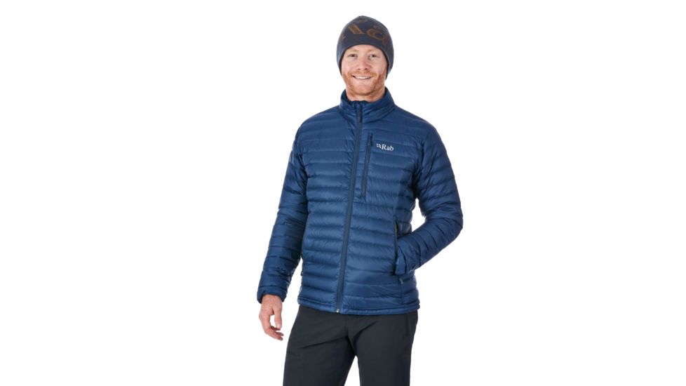 Rab Microlight Jacket - Men's, Deep ink/Footprint, Extra Large, QDA-94-DI-XL