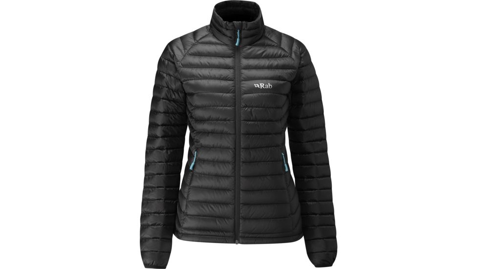 Rab Microlight Jacket - Women's, Black/Sea Glass, 16, 398488