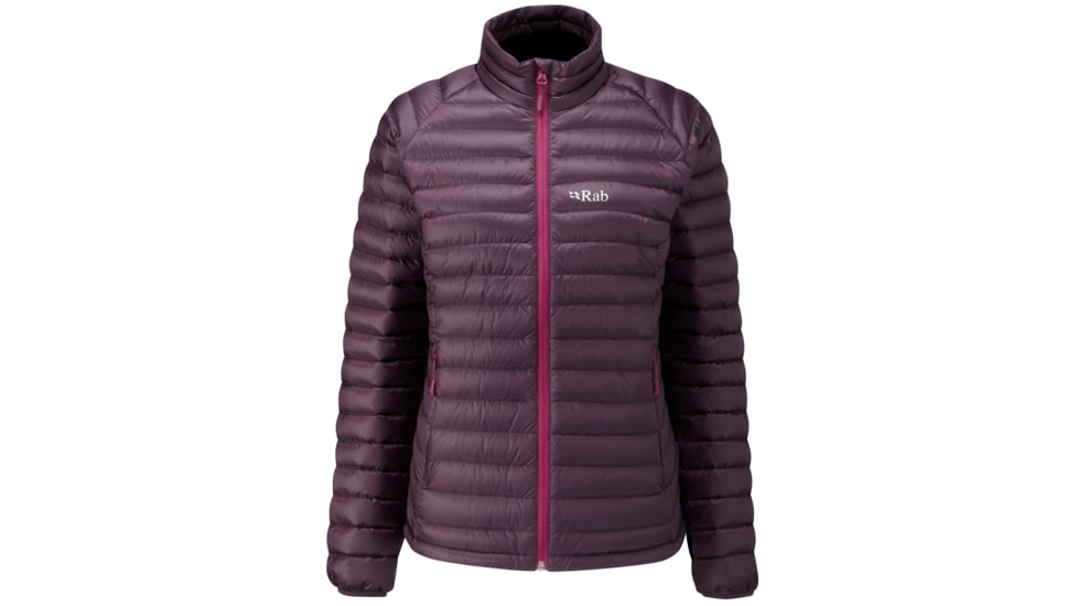 Rab Microlight Jacket - Women's, Aubergine/Quince, Large, AUBERGINE-QUINCE-LARGE