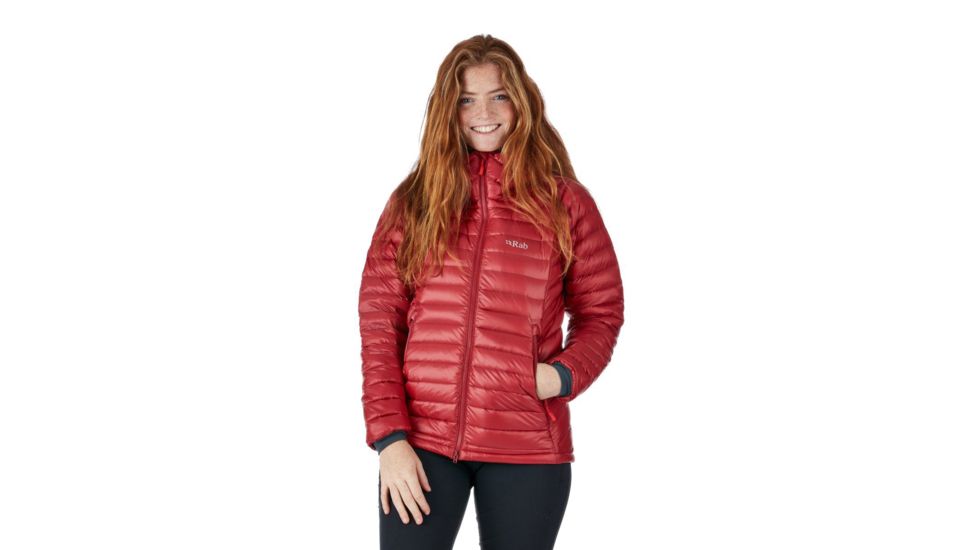 Rab Microlight Summit Jacket - Womens, Crimson, Size 10, QDA-89-CR-10-DEMO