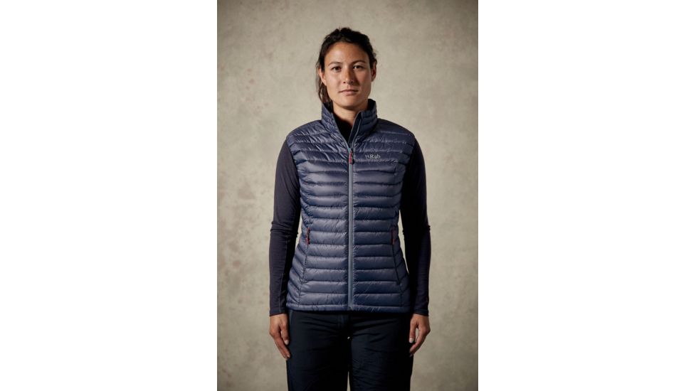 Rab Microlight Vest wmns, Twilight/Fuschia, UK12/ US M QDA-67-TW-12-DEMO