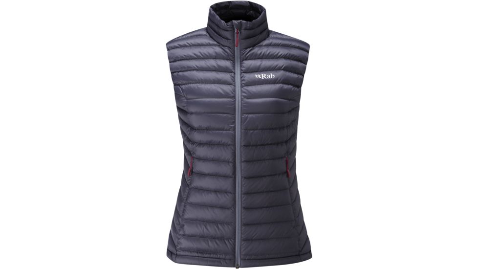 Rab Microlight Vest - Women's, Steel/Passata, XL, 16, QDA-67-ST-16