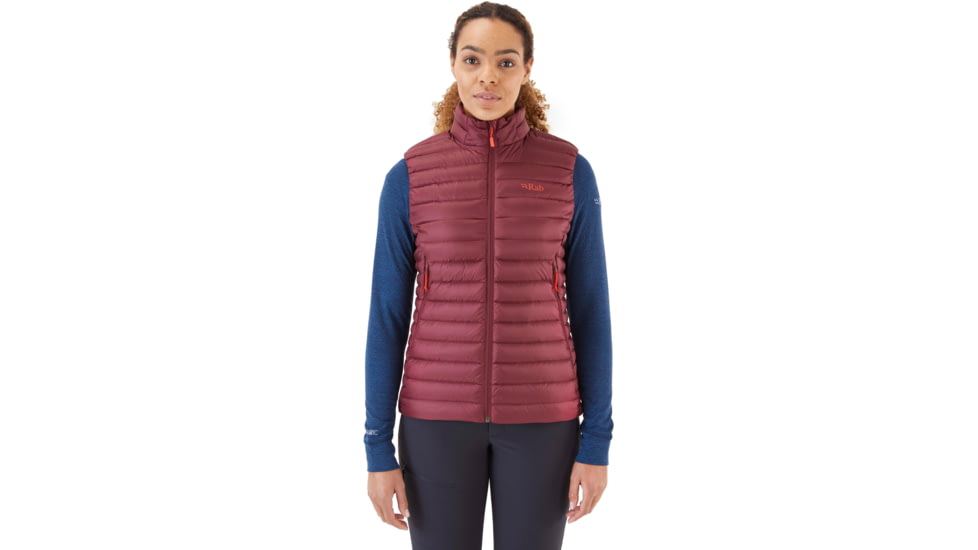 Rab Microlight Vest - Womens, Deep Heather, Extra Small, QDB-19-DEH-08