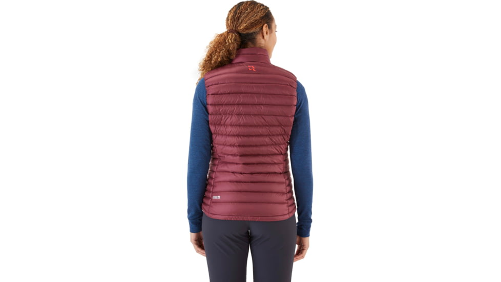 Rab Microlight Vest - Womens, Deep Heather, Extra Small, QDB-19-DEH-08