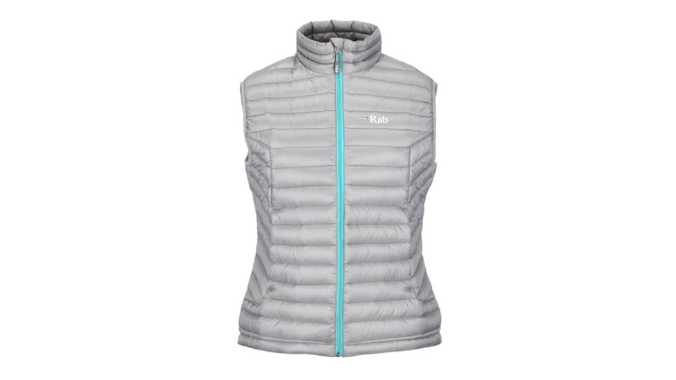 Rab Microlight Vest - Women's, Gargoyle, Large, 14, QDA-58-GG-14