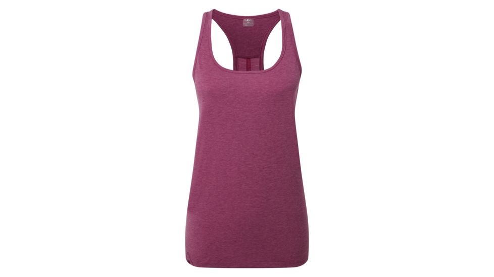 Rab Mirage Tank - Womens, Peony Marl, 10, QBU-84-PE-10
