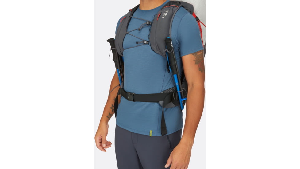 Rab Muon 40 Daypack, Pewter/Graphene, Medium, QAP-49-PEG-MED