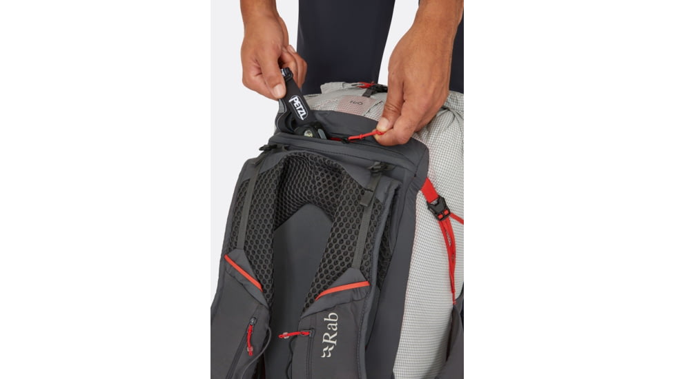 Rab Muon 40 Daypack, Pewter/Graphene, Medium, QAP-49-PEG-MED