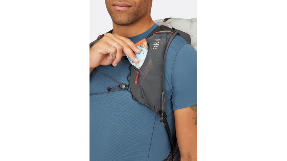 Rab Muon 40 Daypack, Pewter/Graphene, Medium, QAP-49-PEG-MED