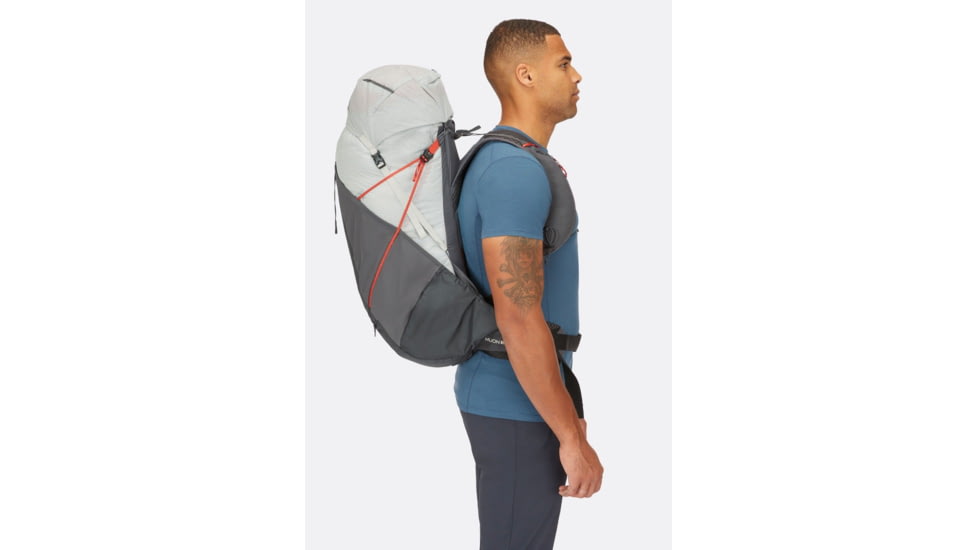 Rab Muon 50 Daypack, Pewter/Graphene, Medium, QAP-48-PEG-MED