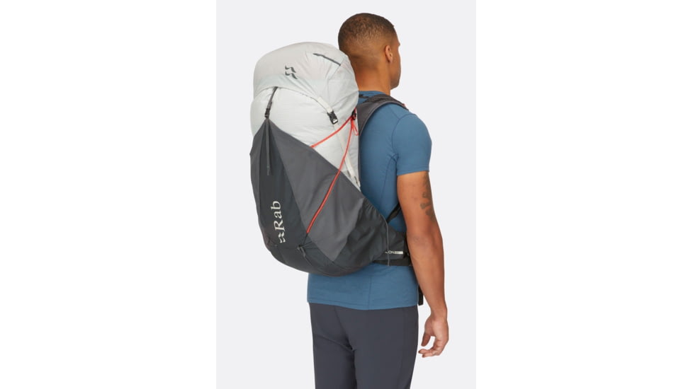 Rab Muon 50 Daypack, Pewter/Graphene, Medium, QAP-48-PEG-MED