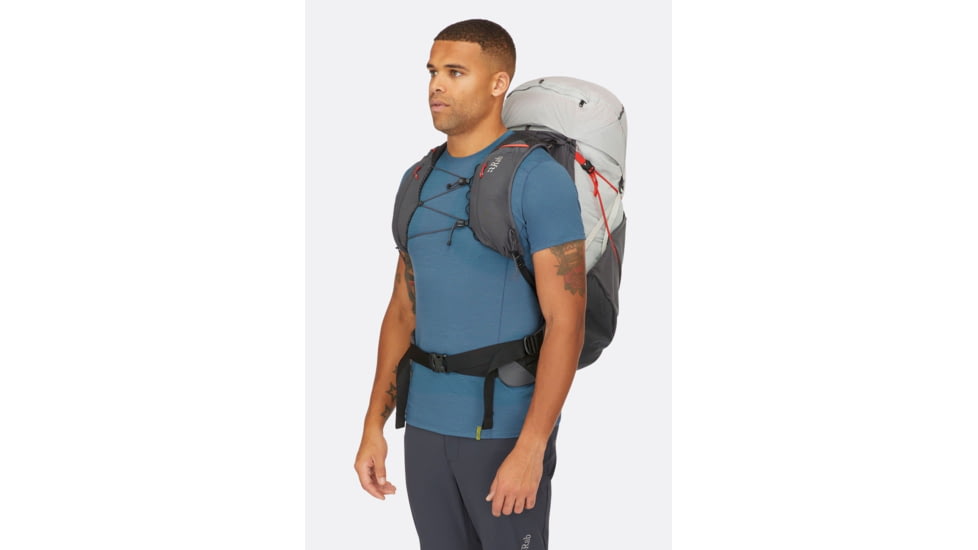 Rab Muon 50 Daypack, Pewter/Graphene, Medium, QAP-48-PEG-MED