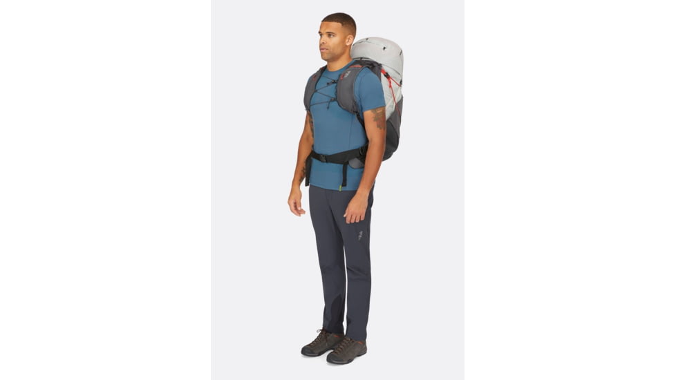 Rab Muon 50 Daypack, Pewter/Graphene, Medium, QAP-48-PEG-MED