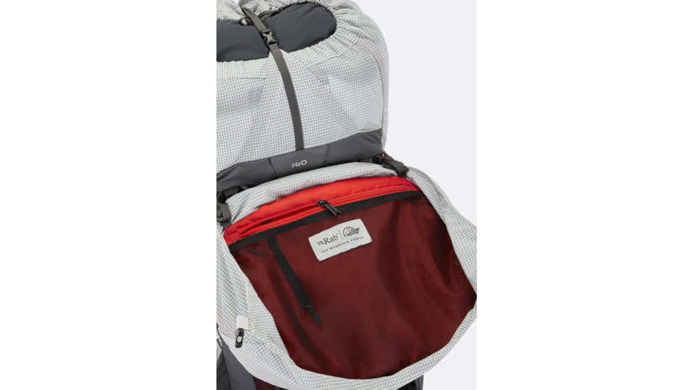 Rab Muon 50 Daypack, Pewter/Graphene, Medium, QAP-48-PEG-MED