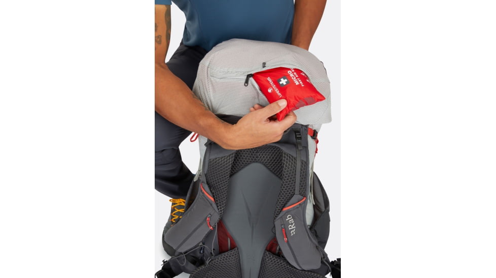 Rab Muon 50 Daypack, Pewter/Graphene, Medium, QAP-48-PEG-MED