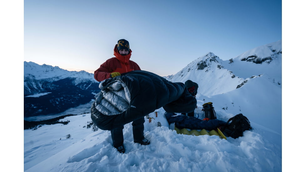 Rab Mythic Ultra 180 Sleeping Bag - Mens, Black, Regular, Left Zip, QSI-34-BL-LZ