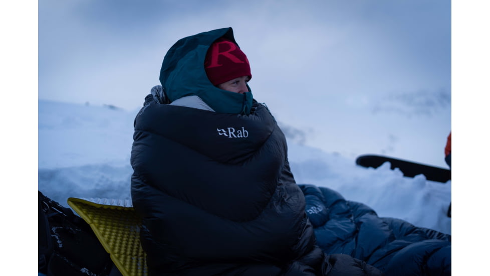Rab Mythic Ultra 180 Sleeping Bag - Mens, Black, Regular, Left Zip, QSI-34-BL-LZ