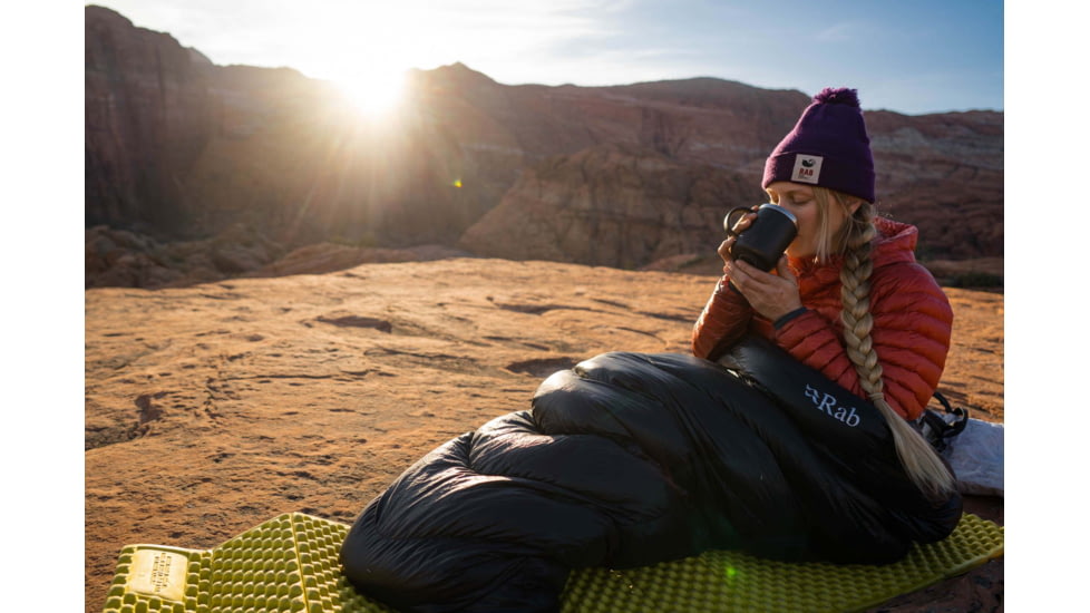 Rab Mythic Ultra 180 Sleeping Bag - Mens, Black, Regular, Left Zip, QSI-34-BL-LZ