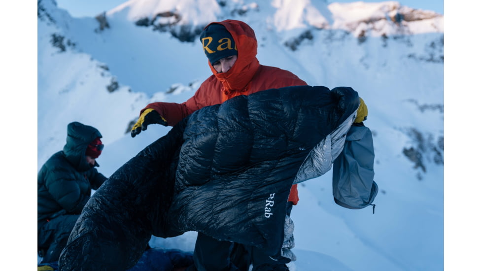 Rab Mythic Ultra 180 Sleeping Bag - Mens, Black, Regular, Left Zip, QSI-34-BL-LZ