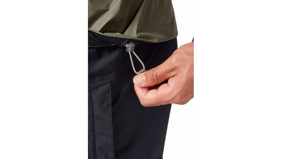 Rab Namche Paclite Jacket - Men's, Graphene/Light Khaki, Large, QWH-59-GLK-LRG