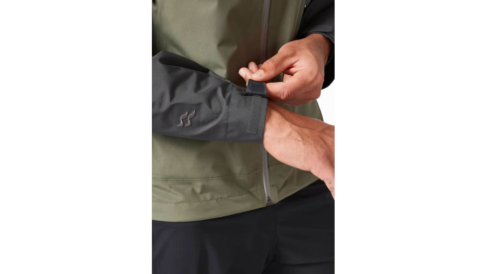Rab Namche Paclite Jacket - Men's, Graphene/Light Khaki, Large, QWH-59-GLK-LRG