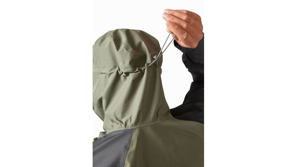 Rab Namche Paclite Jacket - Men's, Graphene/Light Khaki, Large, QWH-59-GLK-LRG