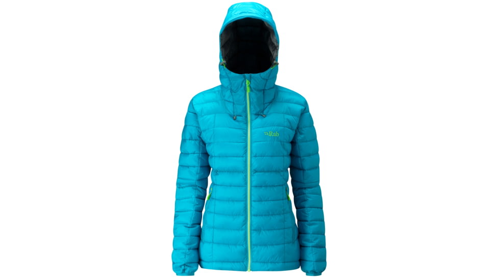 Rab Nebula Jacket - Women's, Tasman/Gargoyle, 12, QIM-02-TA-12-DEMO