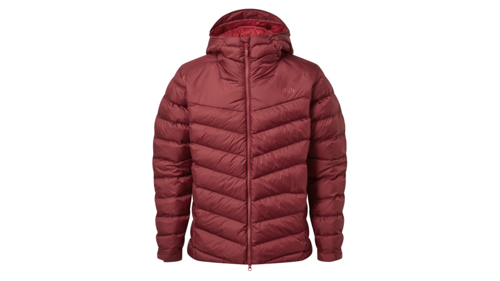 Rab Nebula Pro Jacket - Men's, Oxblood Red, Extra Large, QIO-57-OR-XL