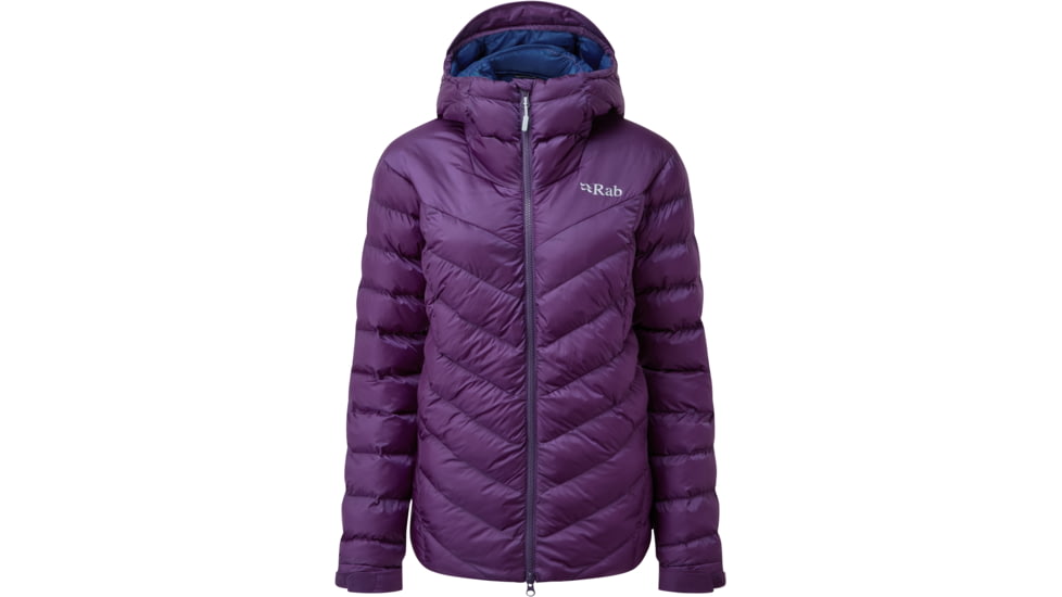 Rab Nebula Pro Jacket - Women's, Blackcurrant, Large, QIO-58-BC-14