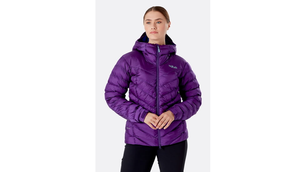 Rab Nebula Pro Jacket - Womens, Blackcurrant, Large, QIO-58-BC-14