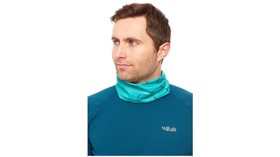 Rab Neck Gaiter, Peacock Green, 0, QAA-49-PC
