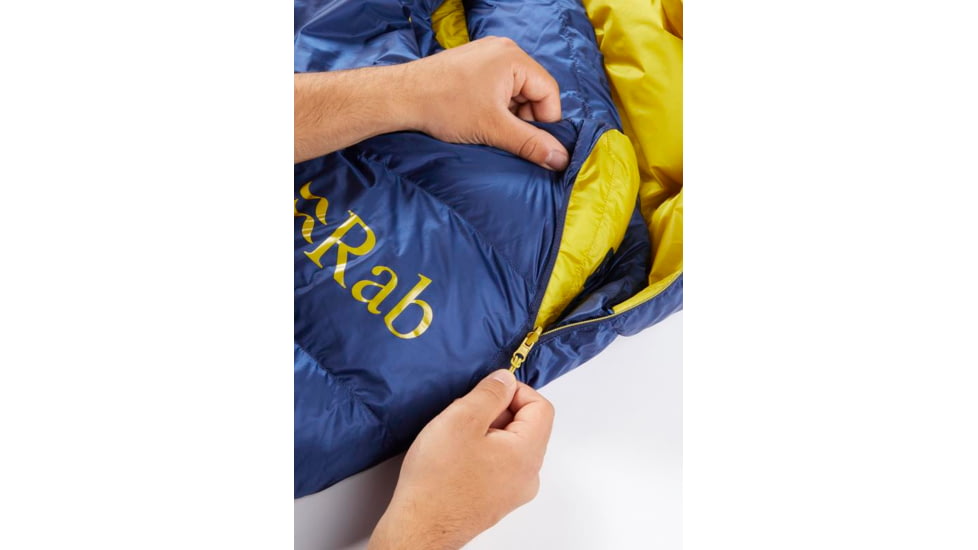 Rab Neutrino 200 Sleeping Bag, Nightfall Blue, Regular, Left Zip, QSM-89-NFB-REG-LZ