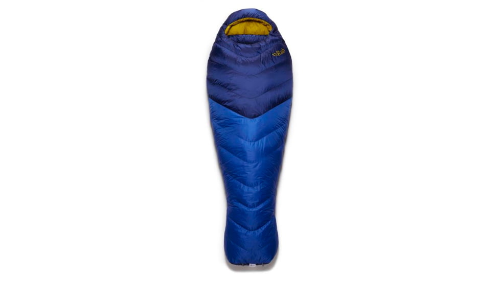 Rab Neutrino 400 Sleeping Bag, Nightfall Blue, Regular, Left Zip, QSM-90-NFB-REG-LZ