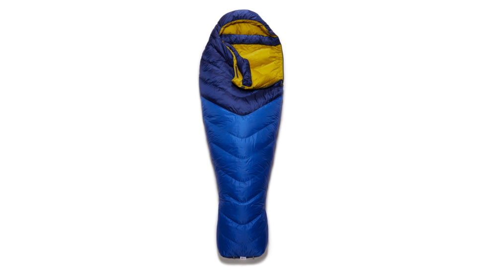 Rab Neutrino 400 Sleeping Bag, Nightfall Blue, Long, Left Zip, QSM-90-NFB-LNG-LZ