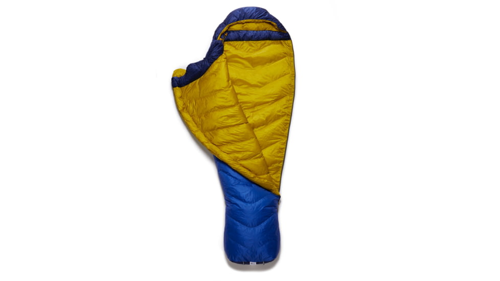 Rab Neutrino 400 Sleeping Bag, Nightfall Blue, Long, Left Zip, QSM-90-NFB-LNG-LZ