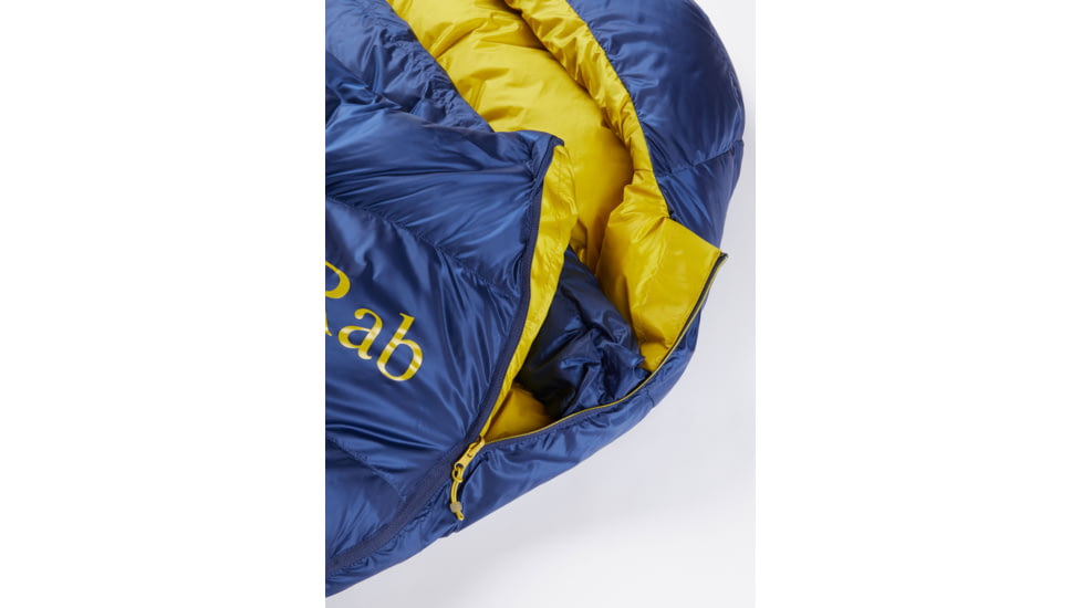 Rab Neutrino 400 Sleeping Bag, Nightfall Blue, Long, Left Zip, QSM-90-NFB-LNG-LZ