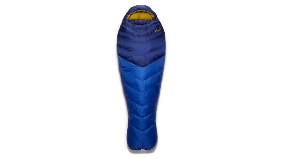Rab Neutrino 400 Sleeping Bag, Nightfall Blue, Long, Left Zip, QSM-90-NFB-LNG-LZ
