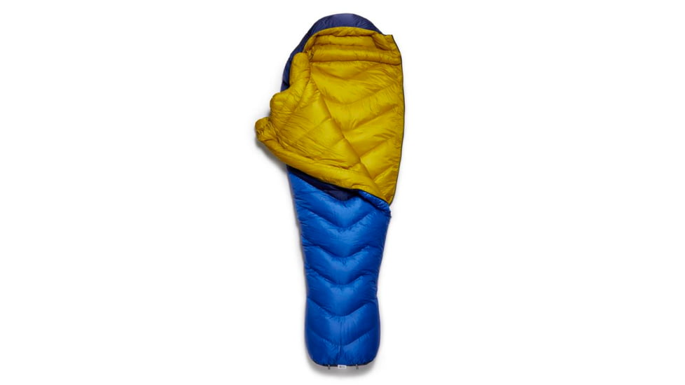 Rab Neutrino 600 Sleeping Bag, Nightfall Blue, Regular, Left Zip, QSM-92-NFB-REG-LZ