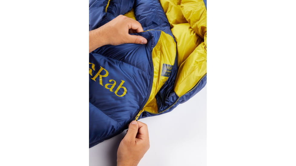 Rab Neutrino 600 Sleeping Bag, Nightfall Blue, Right Zip, QSM-92-NFB-REG-RZ