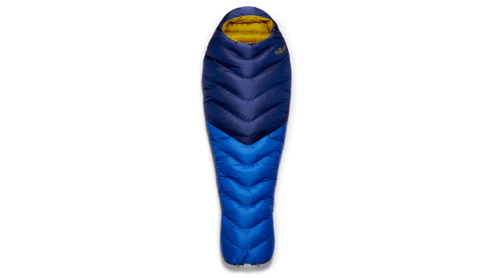 Rab Neutrino 600 Sleeping Bag, Nightfall Blue, Right Zip, QSM-92-NFB-REG-RZ