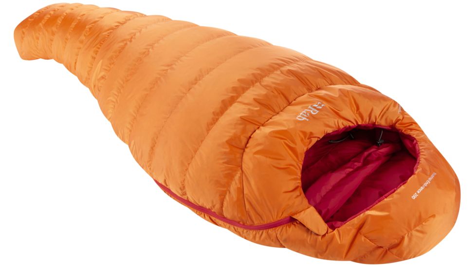 Neutrino Endurance 200 Sleeping Bag 800 Down-Regular-Left-Persimmon