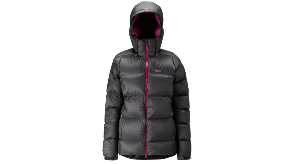 Rab Neutrino Endurance Jacket - Womens-Beluga/Peony-Medium