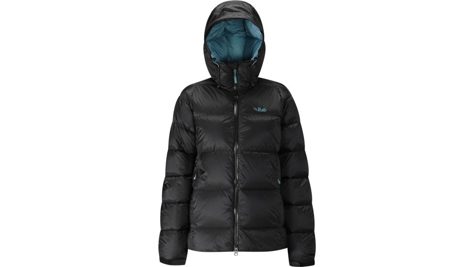 Rab Neutrino Endurance Jacket - Women's-Black/Sea Glass-16