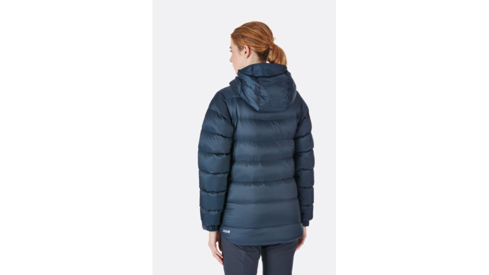 Rab Neutrino Pro Jacket - Womens, Beluga/Steel, 14, QDN-72-BE-14