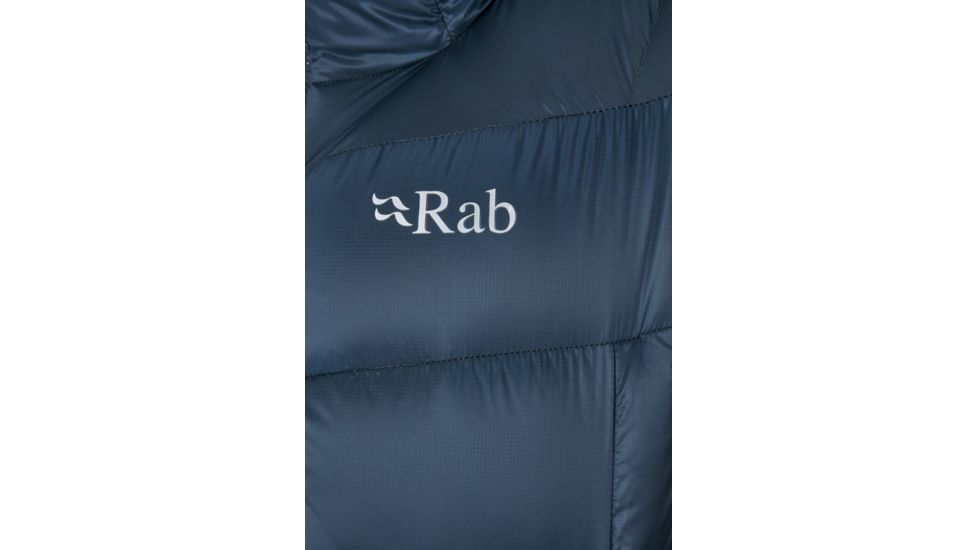 Rab Neutrino Pro Jacket - Womens, Beluga/Steel, 14, QDN-72-BE-14