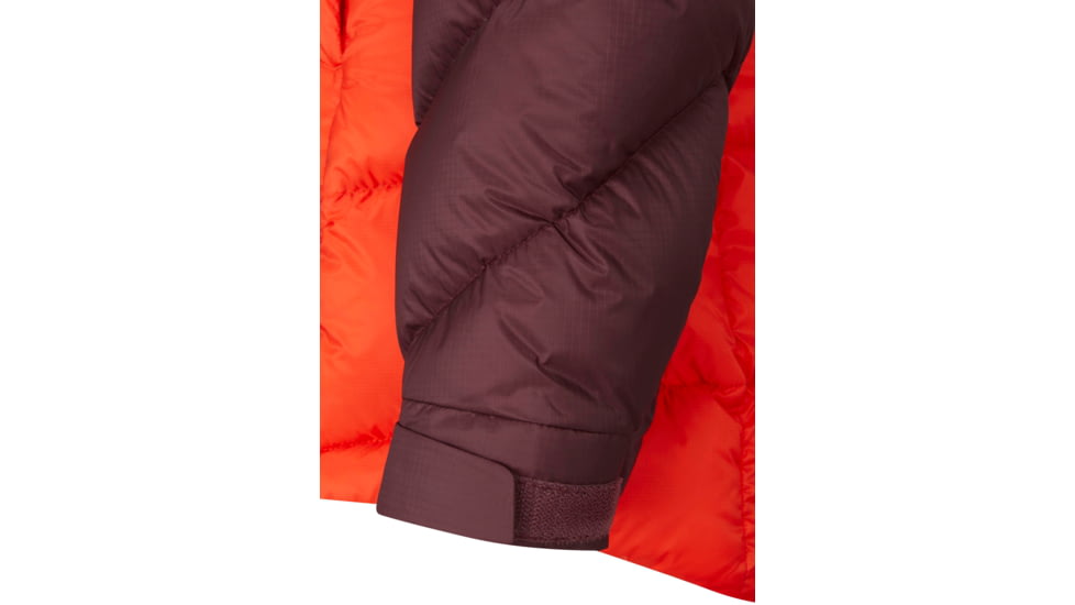 Rab Neutrino Pro Jacket - Womens, Deep Heather/Red Grapefruit, Extra Large, QDN-96-DER-16