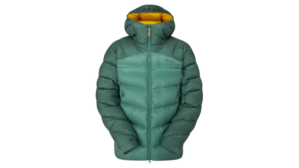 Rab Neutrino Pro Jacket - Womens, Green Slate/Eucalyptus, 14, QDN-96-GSE-14