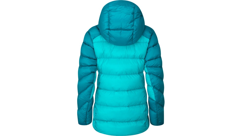 Rab Neutrino Pro Jacket - Womens, Ultramarine/Aquamarine, Large, QDN-96-ULA-14