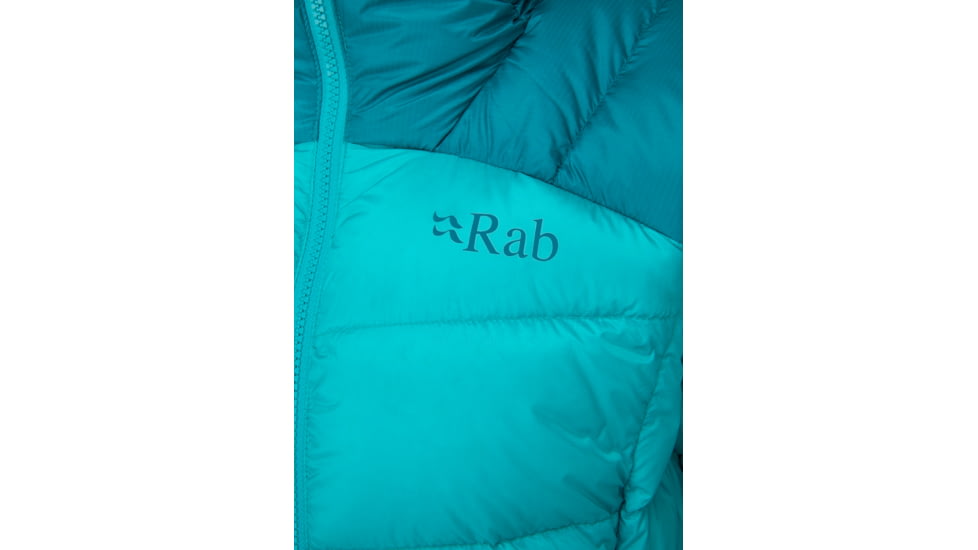Rab Neutrino Pro Jacket - Womens, Ultramarine/Aquamarine, Large, QDN-96-ULA-14