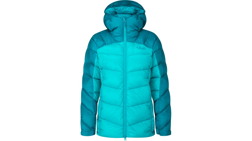 Rab Neutrino Pro Jacket - Women's, Ultramarine/Aquamarine, Extra Large, QDN-96-ULA-16